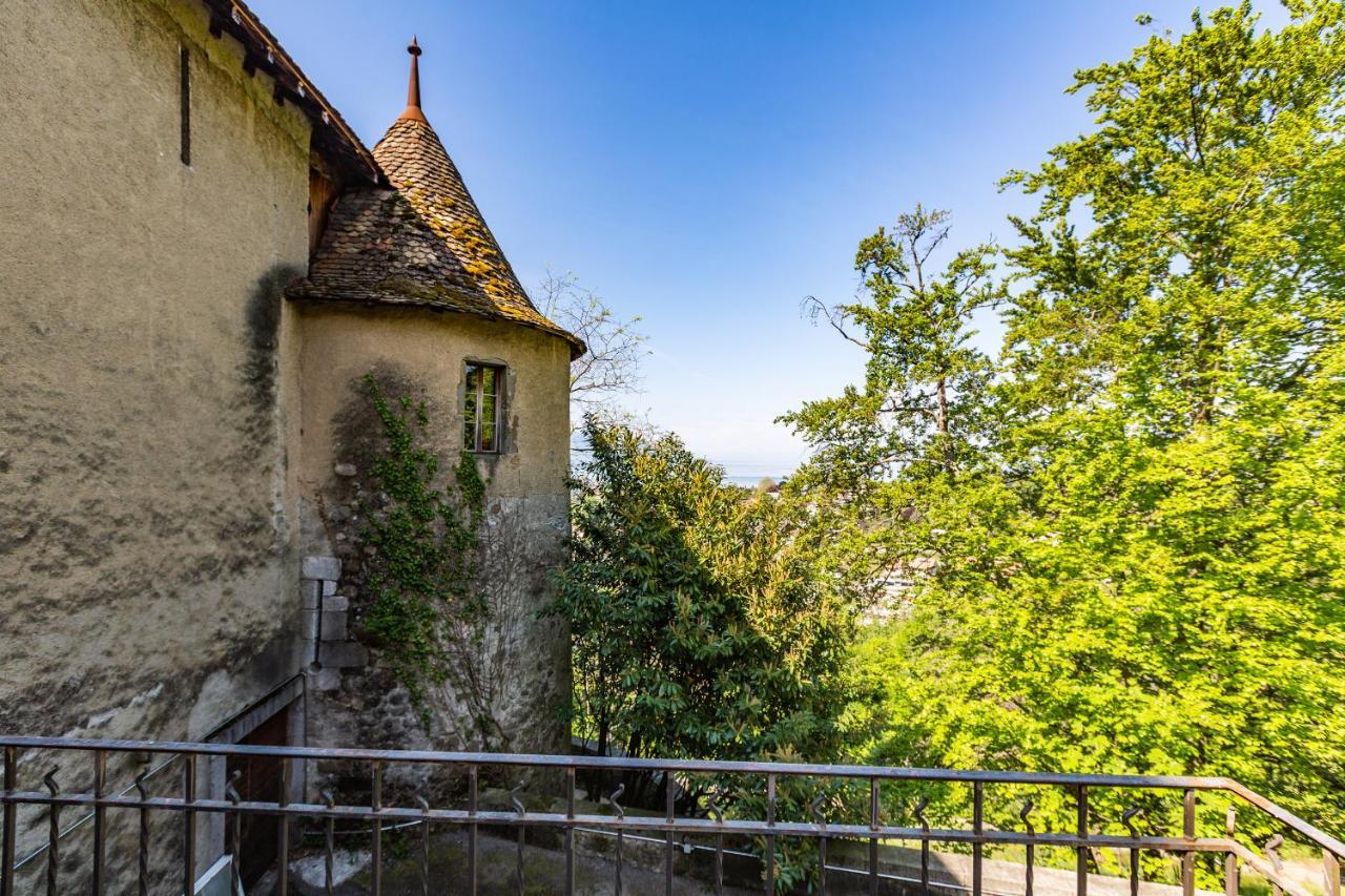 A Castle Spirit Apartment In Chateau Du Chatelard Clarens المظهر الخارجي الصورة